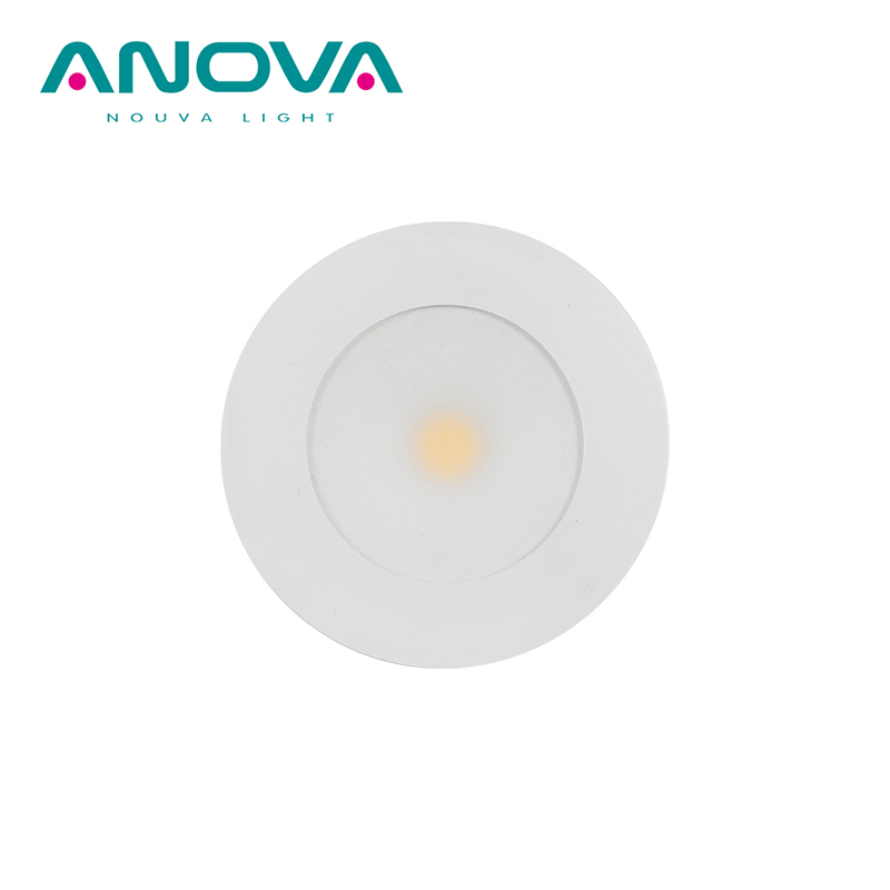 How can you create a star-rated hotel-style kitchen atmosphere with LED cabinet lights?